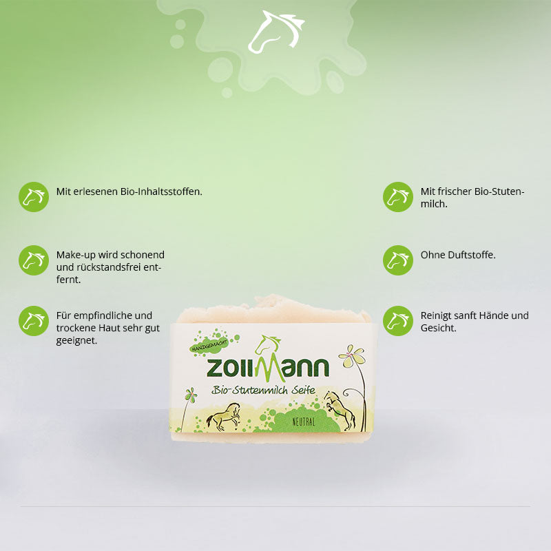 Winterangebot Bio-Stutenmilch Seife neutral 3+1