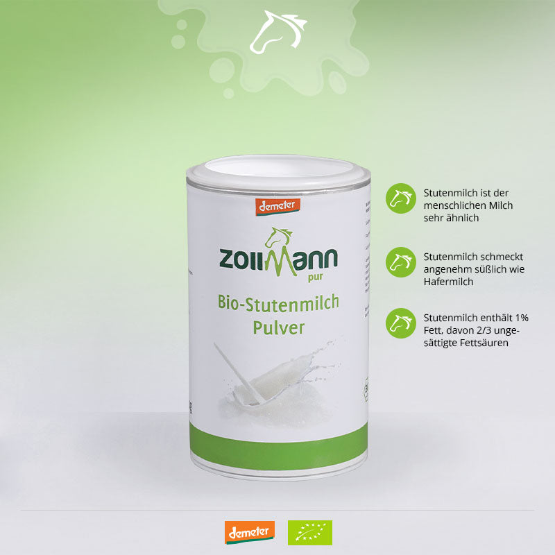 Bio-Stutenmilch Pulver aus dem Odenwald – natürlich & ursprünglich