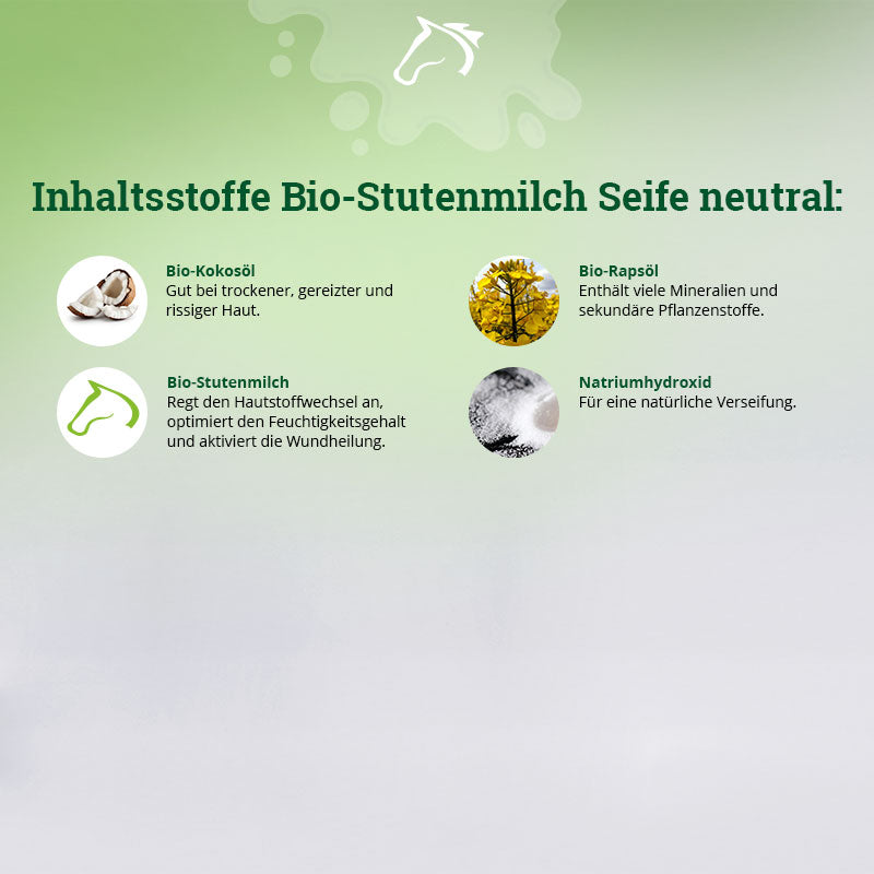 Winterangebot Bio-Stutenmilch Seife neutral 3+1