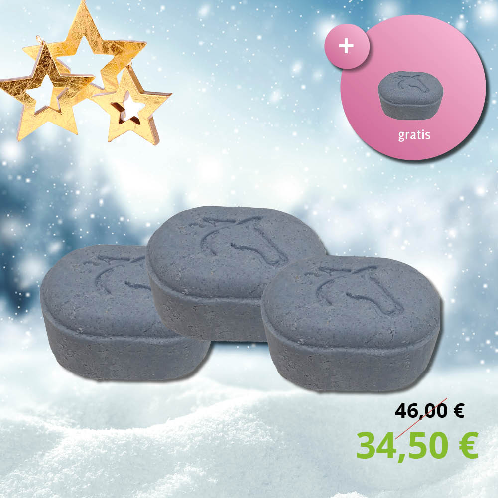 Winterangebot Festes Duschshampoo mit Kimis neutral 3+1