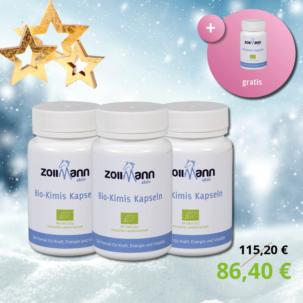 Winterangebot Bio-Kimis Kapseln 3 +1
